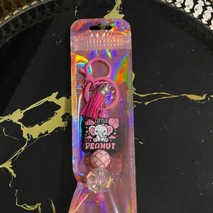Pink Little Peanut Keychain Set